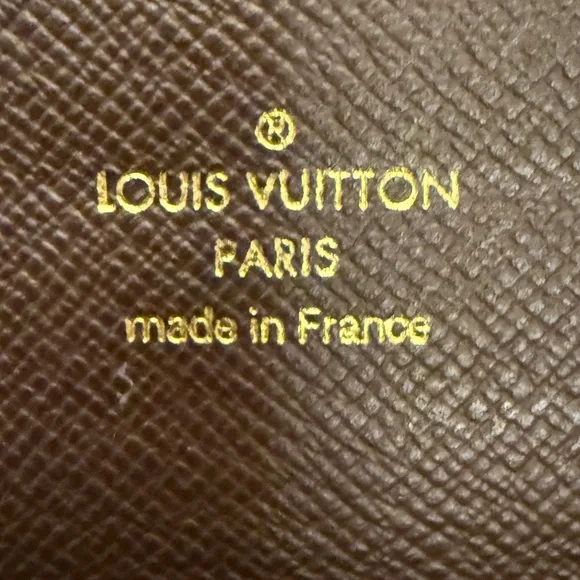 Louis Vuitton Wallet Mini Lin Brown Monogram Sarah Long Double Snap Continental - Picture 14 of 14